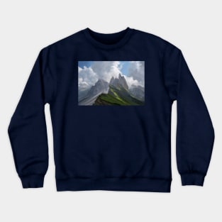 Mountain and clouds Crewneck Sweatshirt